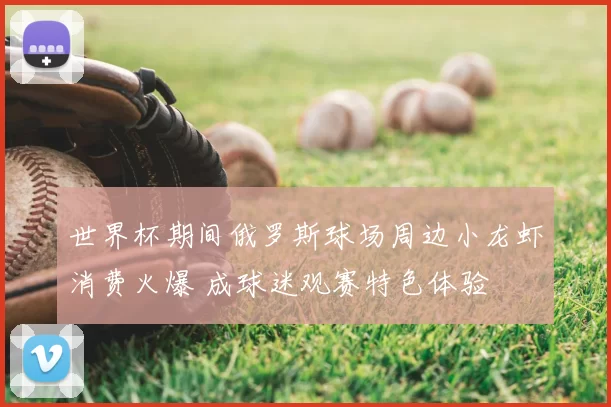 世界杯期间俄罗斯球场周边小龙虾消费火爆 成球迷观赛特色体验